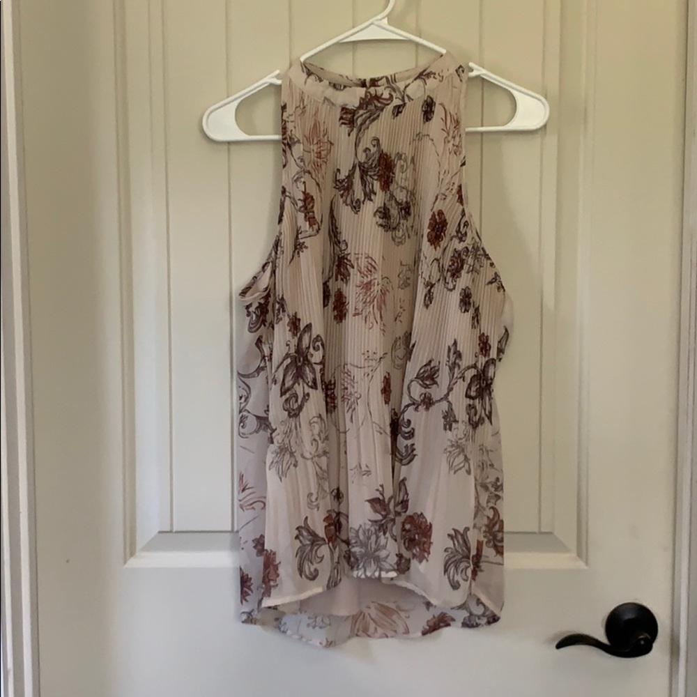 Pleated blouse